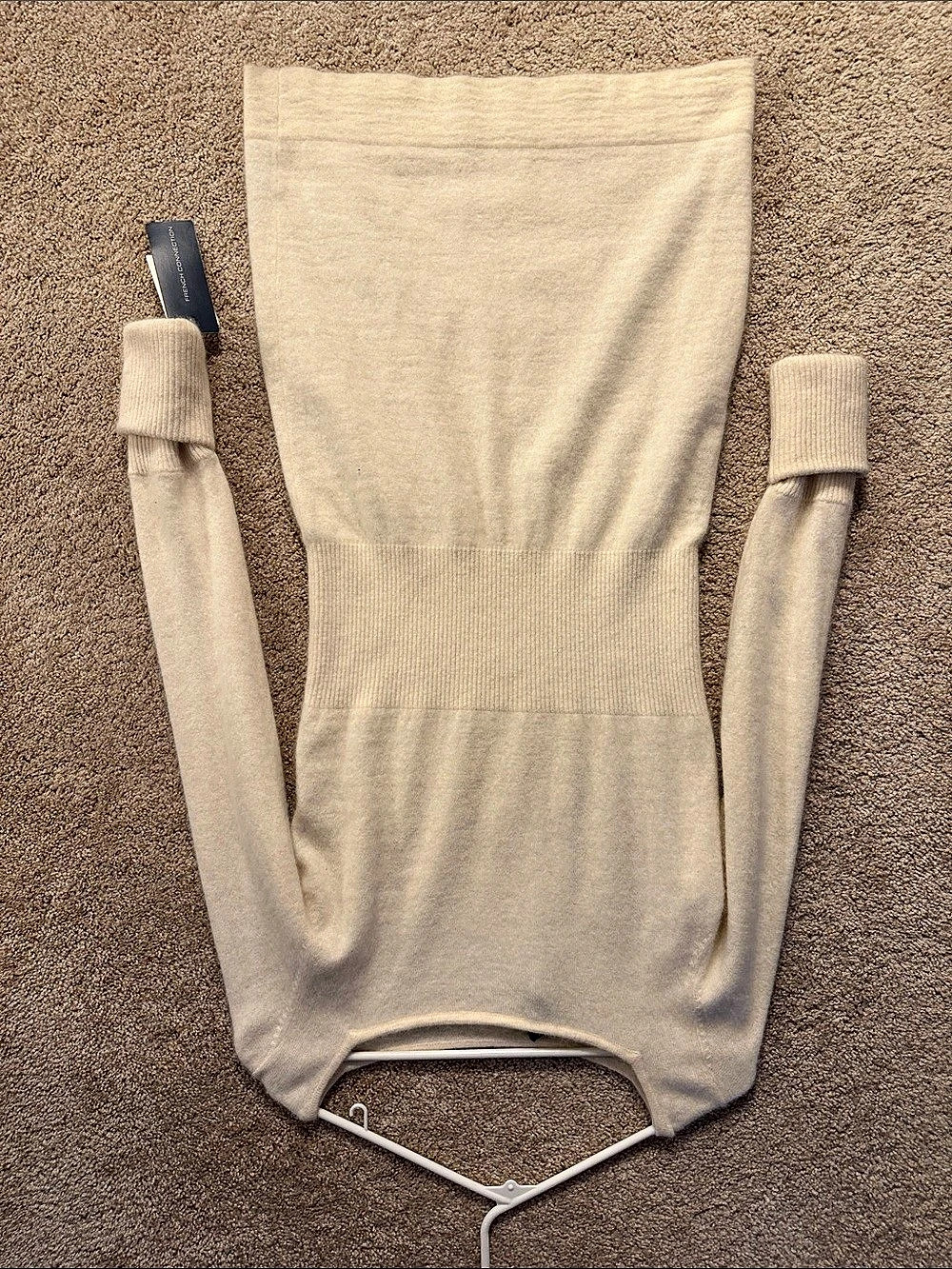 French Connection Angora Knit Long Sleeve Dress Size Small NWT